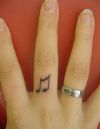 music symbol tattoo